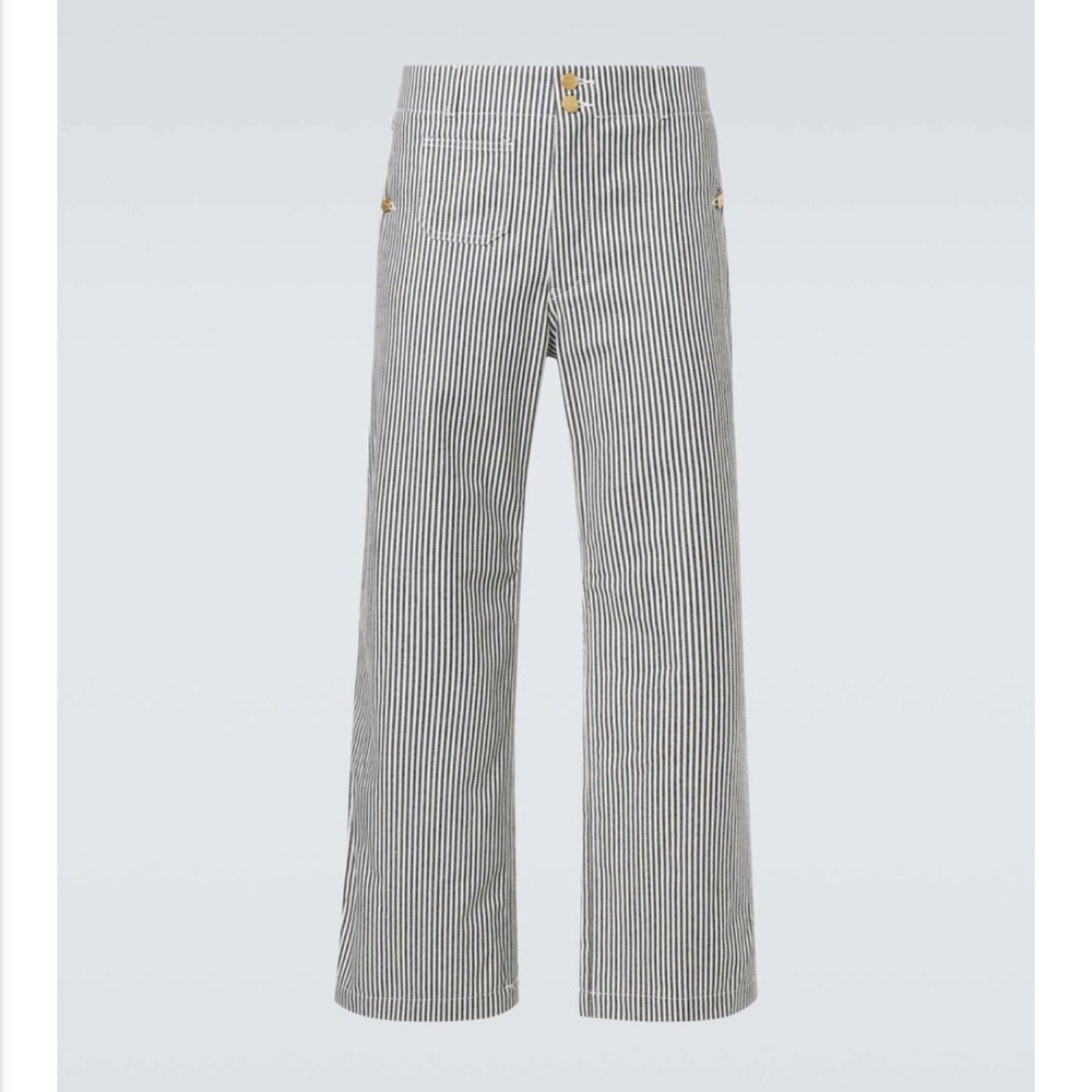 Junya Watanabe x Carhartt Striped Cotton Straight Pants Size M